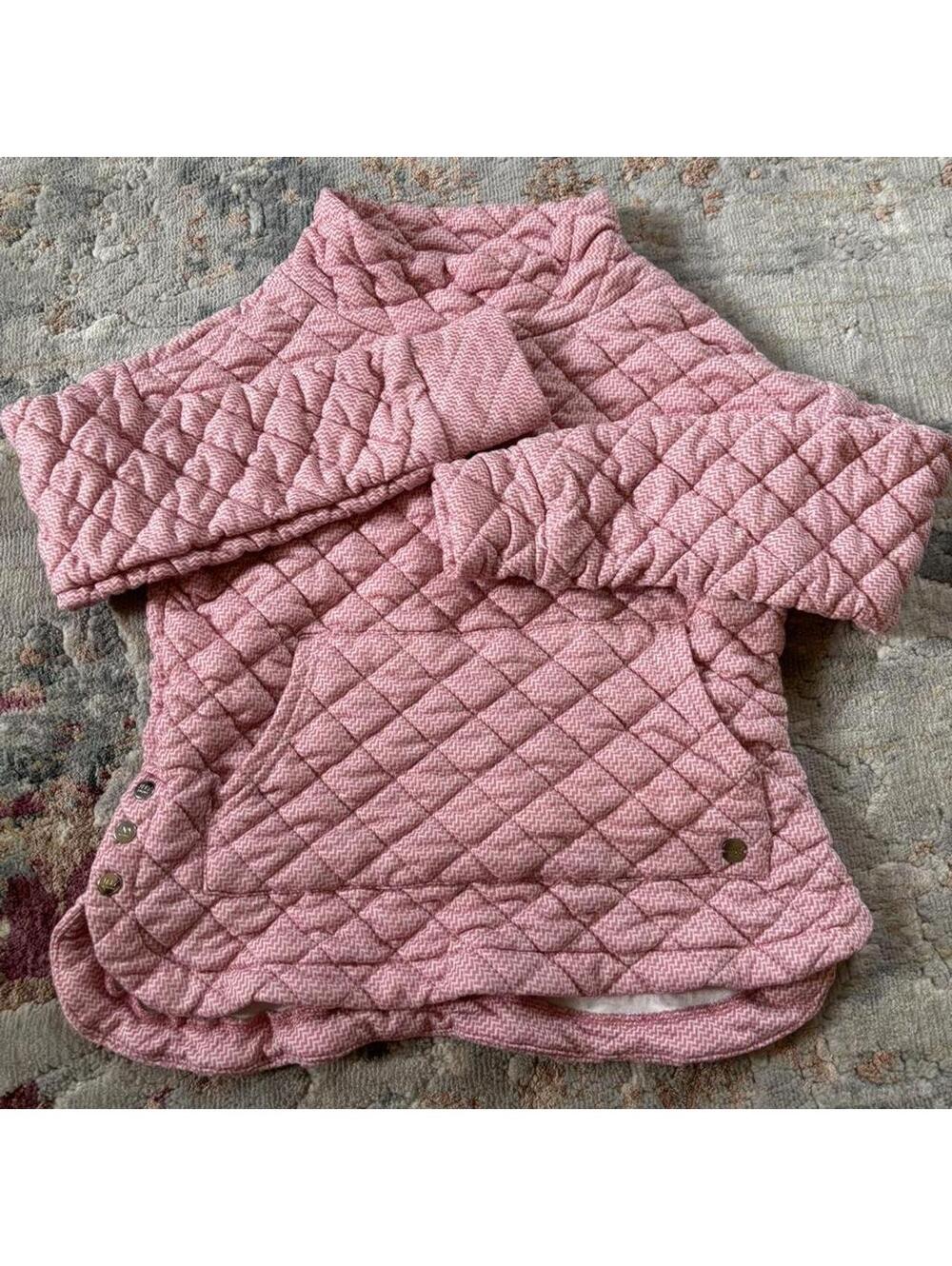 Jones New York Women's Pink Quilted Sweater Size L